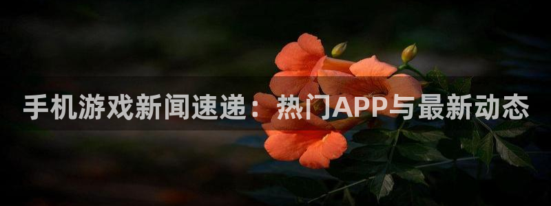 星欧娱乐平台官网登录：手机游戏新闻速递：热门APP与最新动态